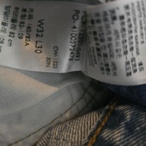 Women's 501 distressed jeans 22 waist 30 length.  New without tags straight leg